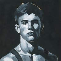 Original Hand painted Oil Painting on canvas Male Portrait  Man Gay