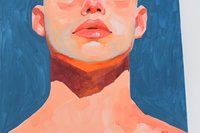 Original Hand painted Oil Painting on canvas Male Portrait  Man Gay