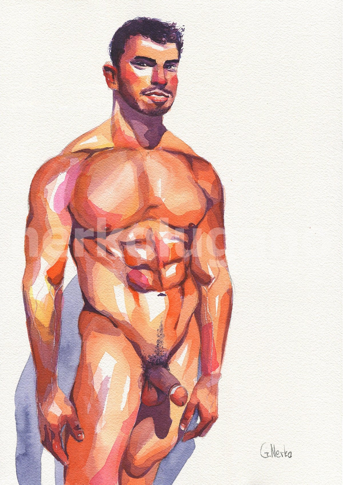 12x16" Original Watercolor Painting