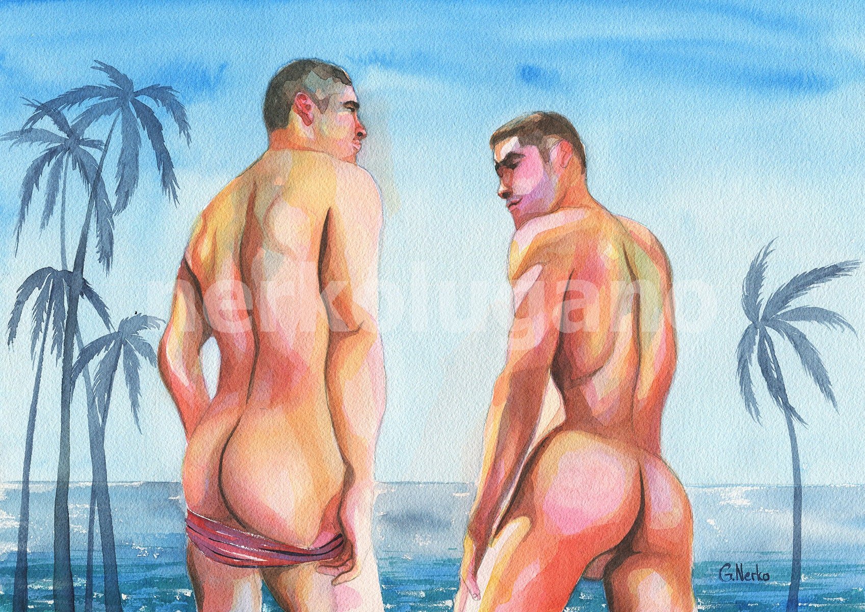 12x16" Original Watercolor Painting