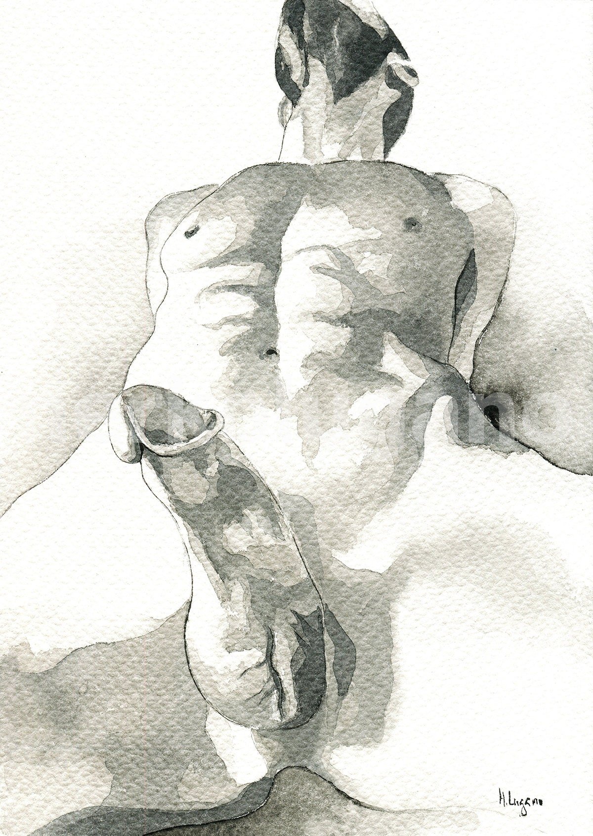PRINT of Original Art Work Watercolor Painting "Stupendous"