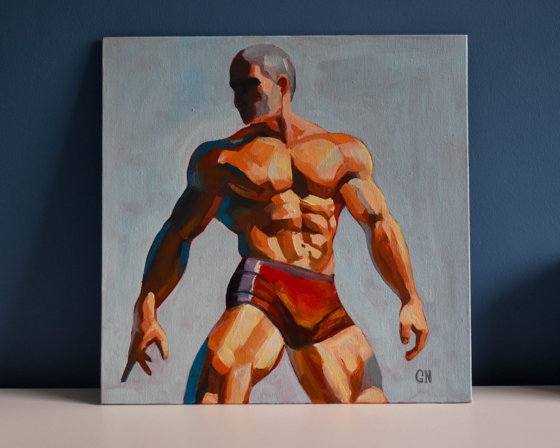 Original Oil Painting on canvas board