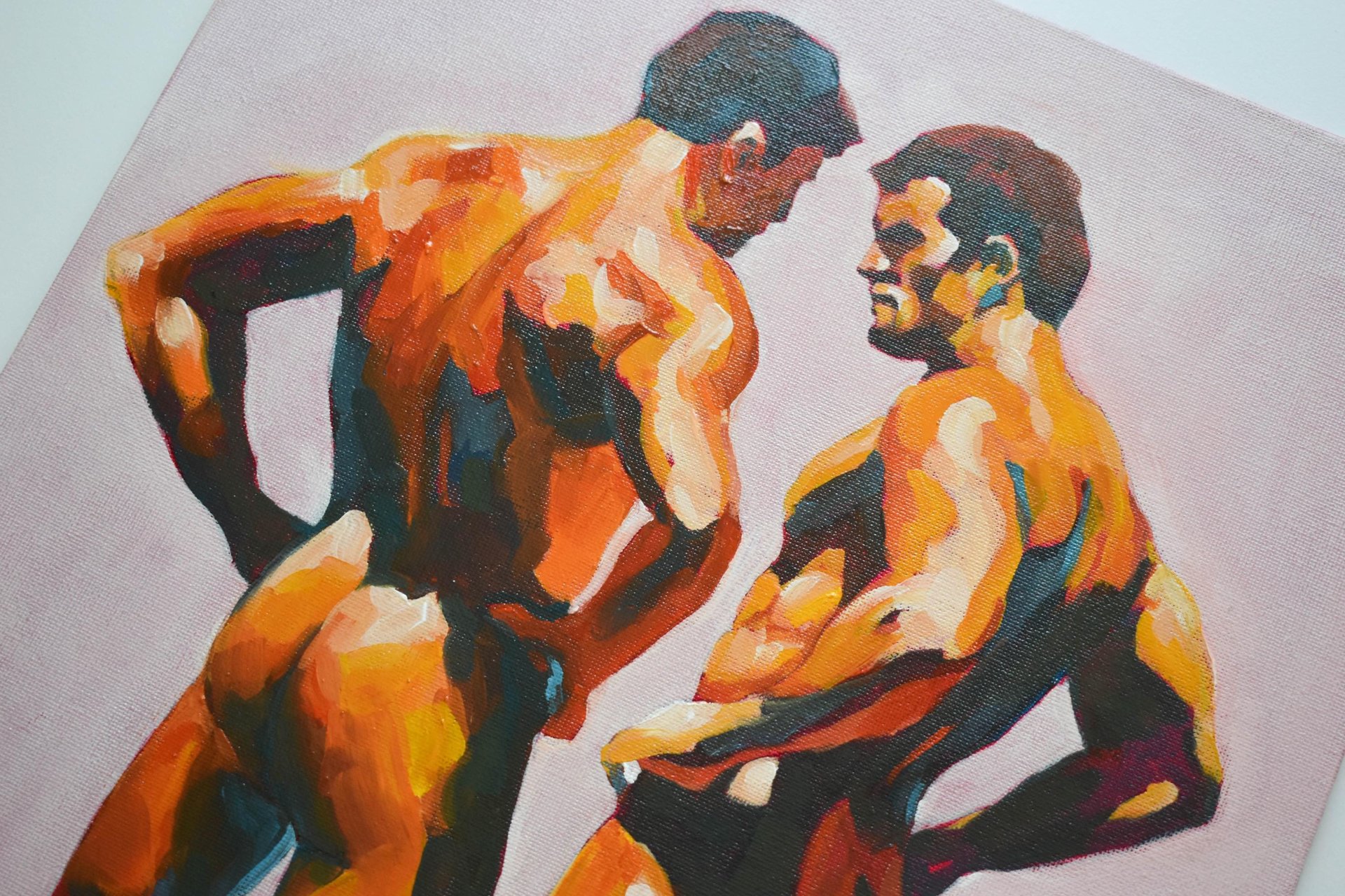 Original Oil Painting on canvas board