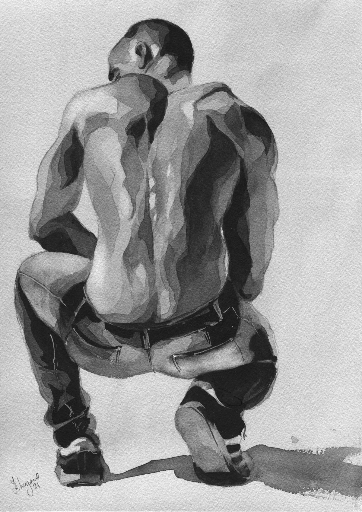 Set of 6 Watercolor Art Prints by Helg Lugano – Limited Edition, Signed & Numbered – Direct from the Artist