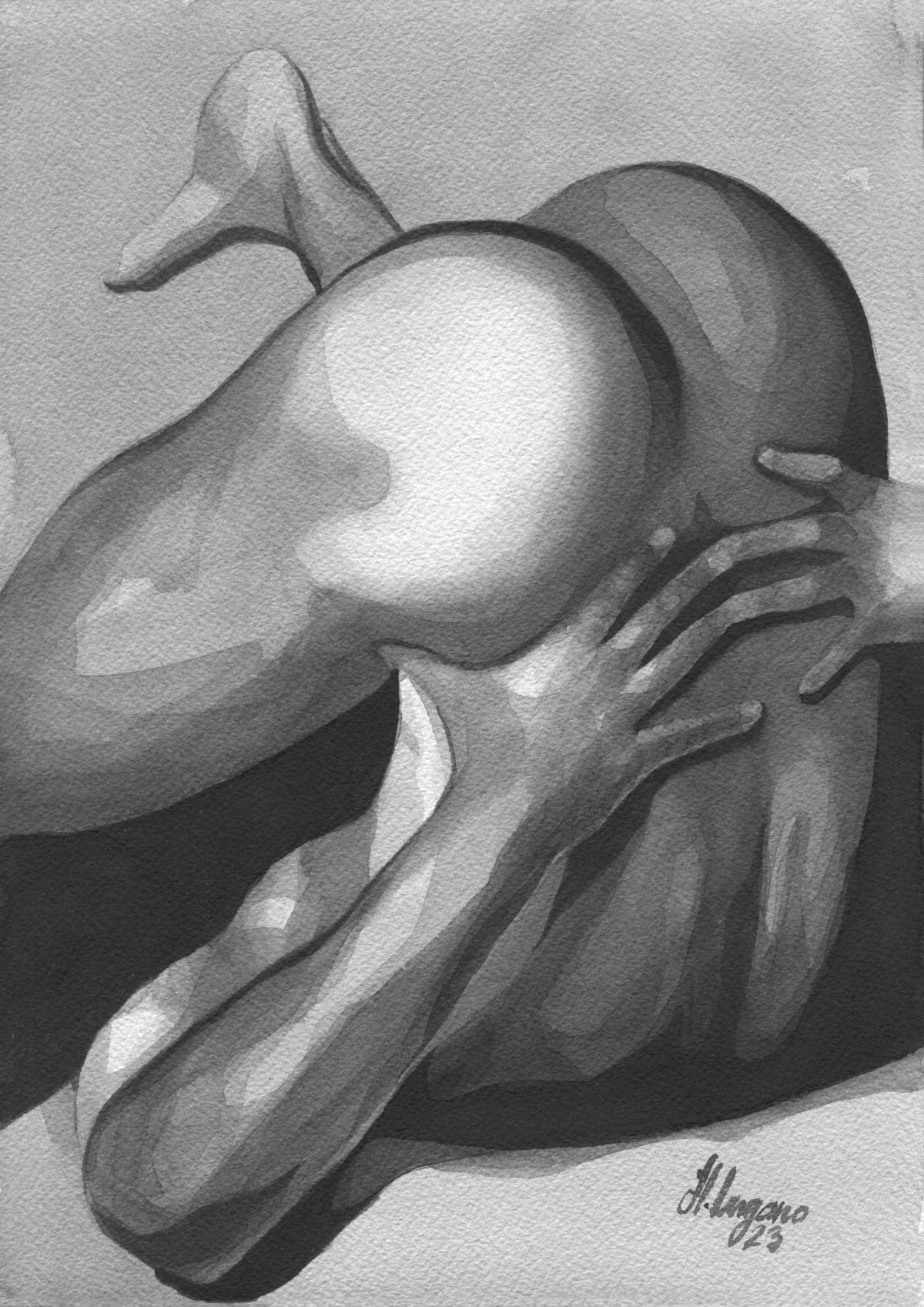 Set of 6 Watercolor Art Prints by Helg Lugano – Limited Edition, Signed & Numbered – Direct from the Artist