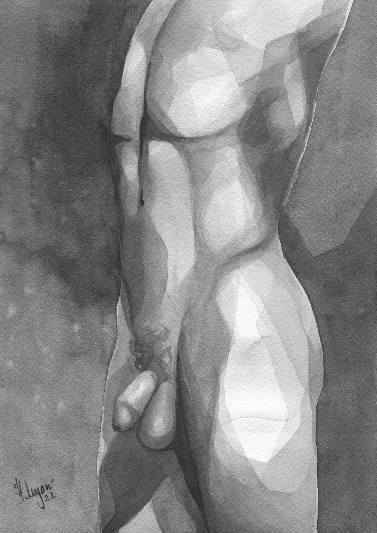 Set of 6 Watercolor Art Prints by Helg Lugano – Limited Edition, Signed & Numbered – Direct from the Artist