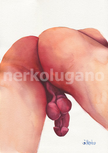 PRINT of Original Art Work Watercolor Painting "Close-up 3"
