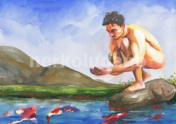 12x16" Original Watercolor Painting 