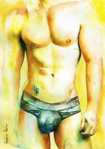 PRINT of Original Art Work Watercolor Painting "Push The Limits"