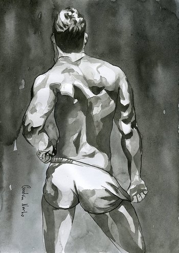 Print of Original Artwork Watercolor Painting "Light drops"
