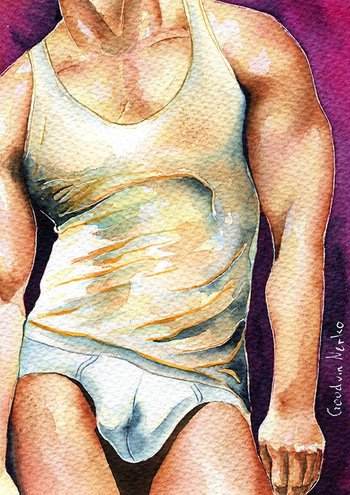 PRINT of Original Artwork Watercolor Painting "Don't Pass Me By"